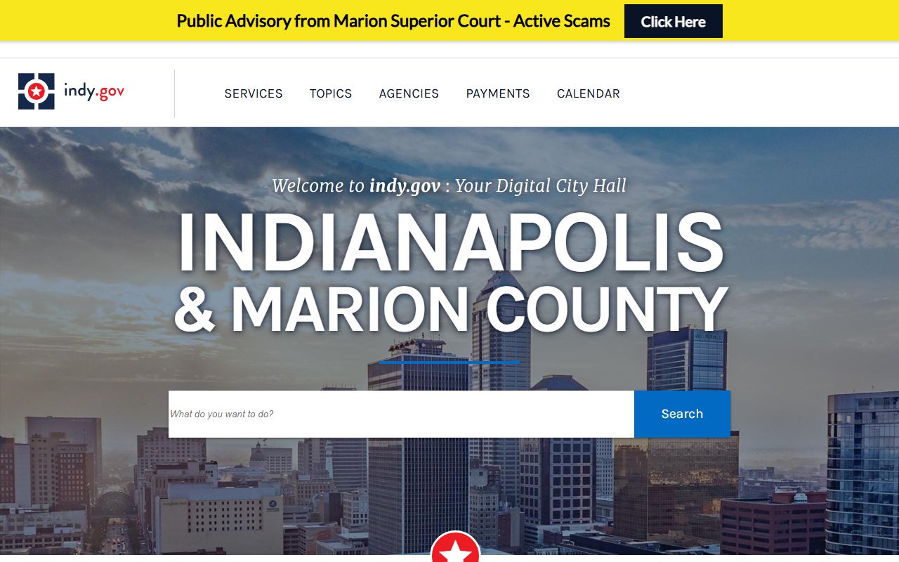 Indianapolis and Marion County hub for arrest records and officials
