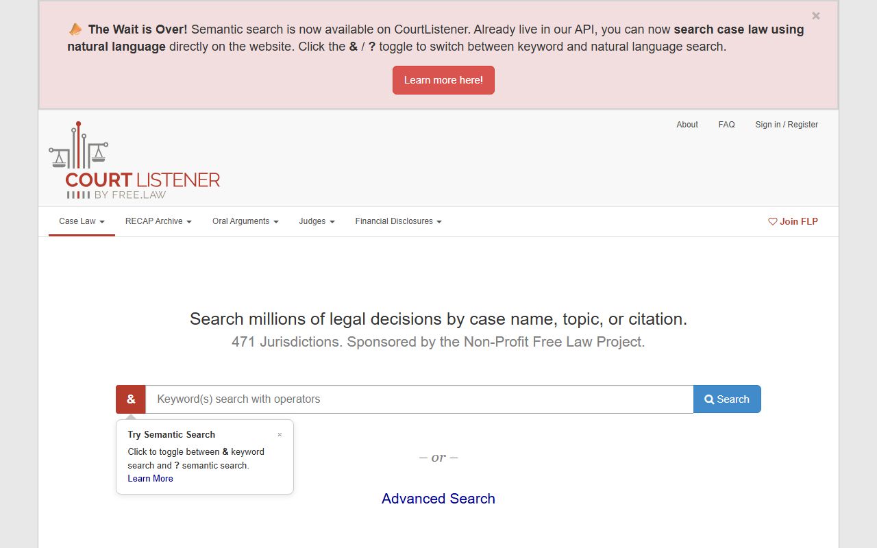 CourtListener free federal records resource related to Marion County